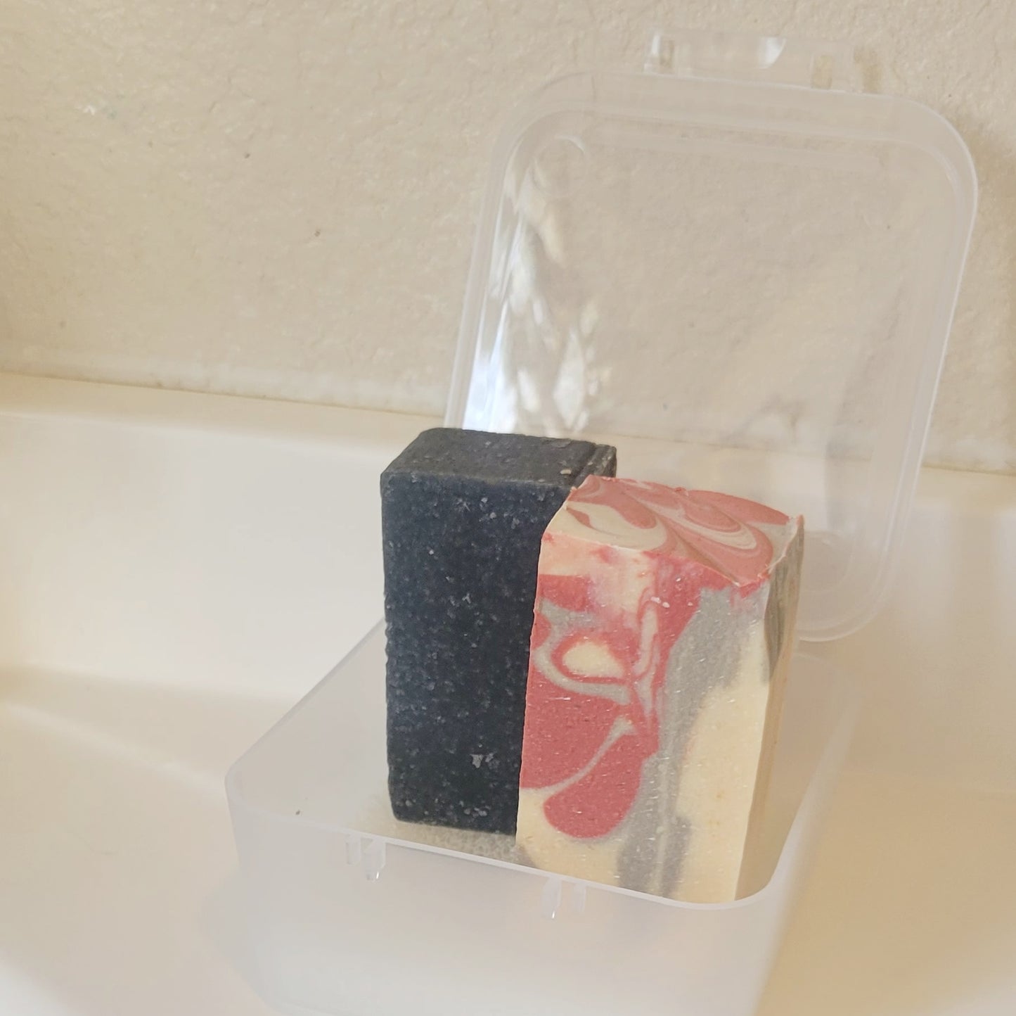 Travel Soap Container | Goat Milk Soap Tray | Travel | To-Go | Travel Shampoo | Travel Goat Milk Soap Container | Travel Soap Dish | Soap Box Case with Bar Soap | Portable Soap Rest