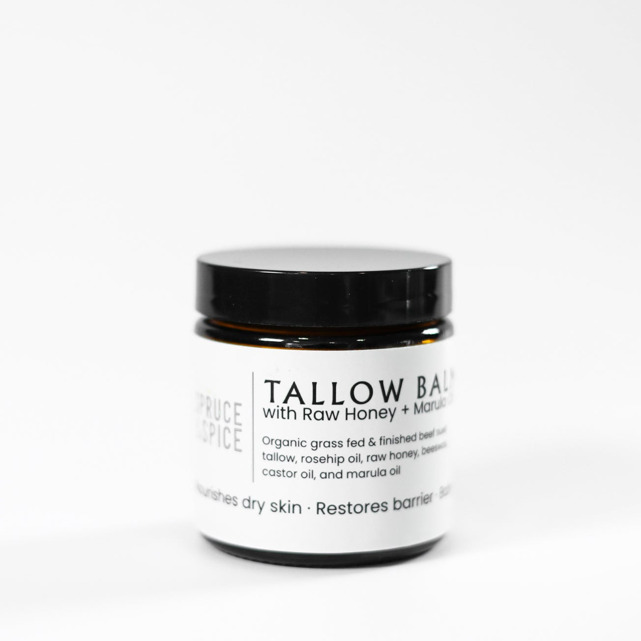 Tallow Butter | Grass Fed and Finished Suet Tallow Balm | Tallow and Honey Balm