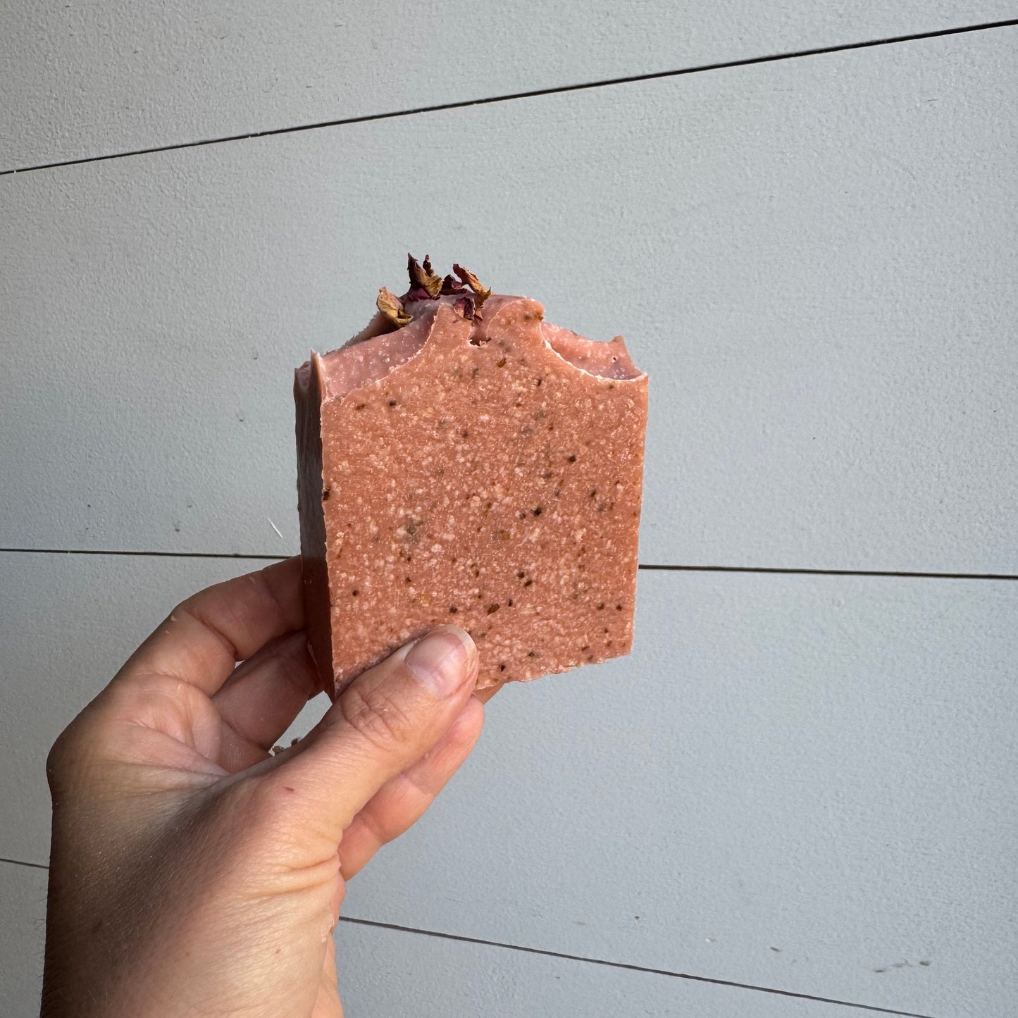 Smell the Roses | Phthalate and Paraben Free | Endocrine Disruptor Free | Goat Milk Soap | Goat Milk Bar | Sensitive Skin | Soap Top | Artisan Soap | Handmade Soap | Bath and Body |