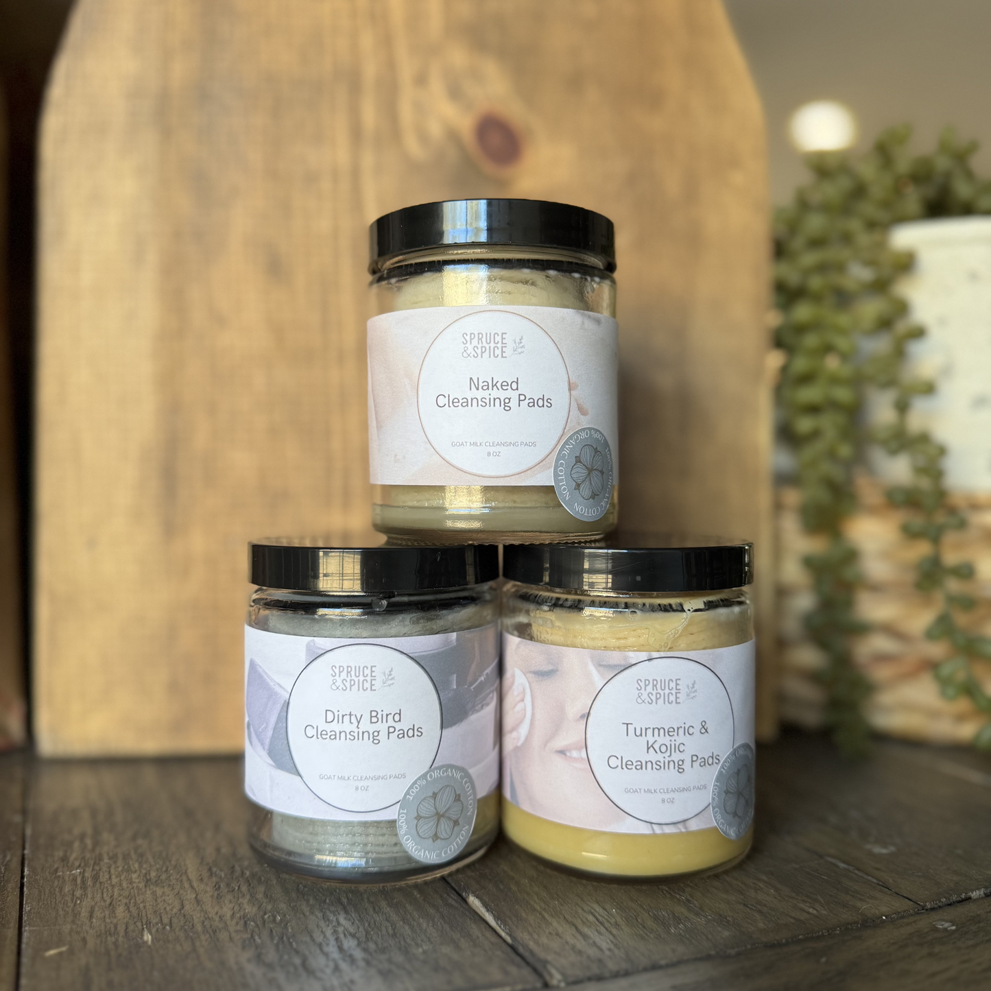 Goat Milk Facial Cleansing Pads | Goat Milk Cleansing Pads | Facial Cleanser | Natural Facial Pads | Paraben and Phthalate Free | Face Wash | Natural Soap
