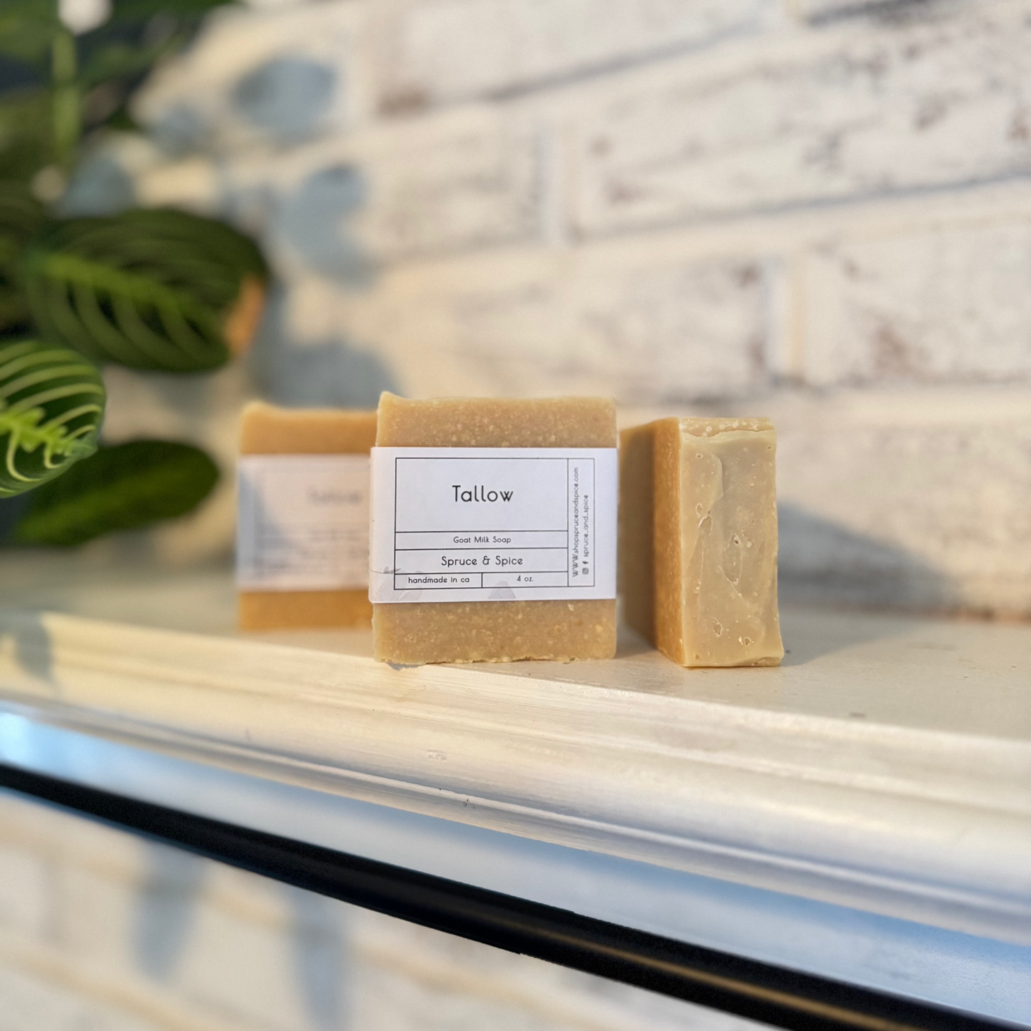 Tallow | Phthalate and Paraben Free | Endocrine Disruptor Free | Goat Milk Soap | Goat Milk Bar | Sensitive Skin | Soap Top | Artisan Soap | Handmade Soap | Bath and Body |