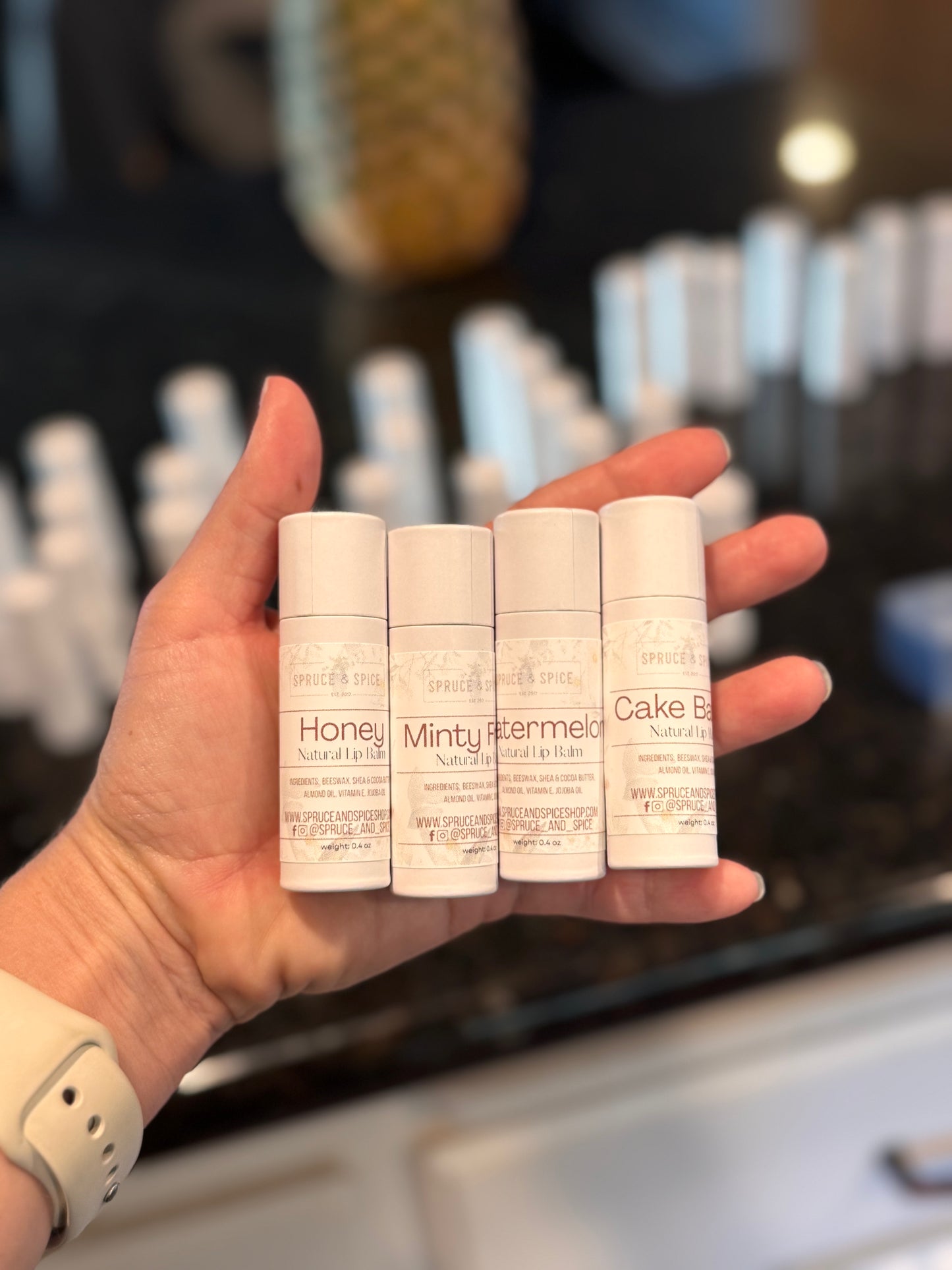 Natural Lip Balm | Clean Ingredients | Eco-Friendly | Zero Waste | Choose your Flavor |