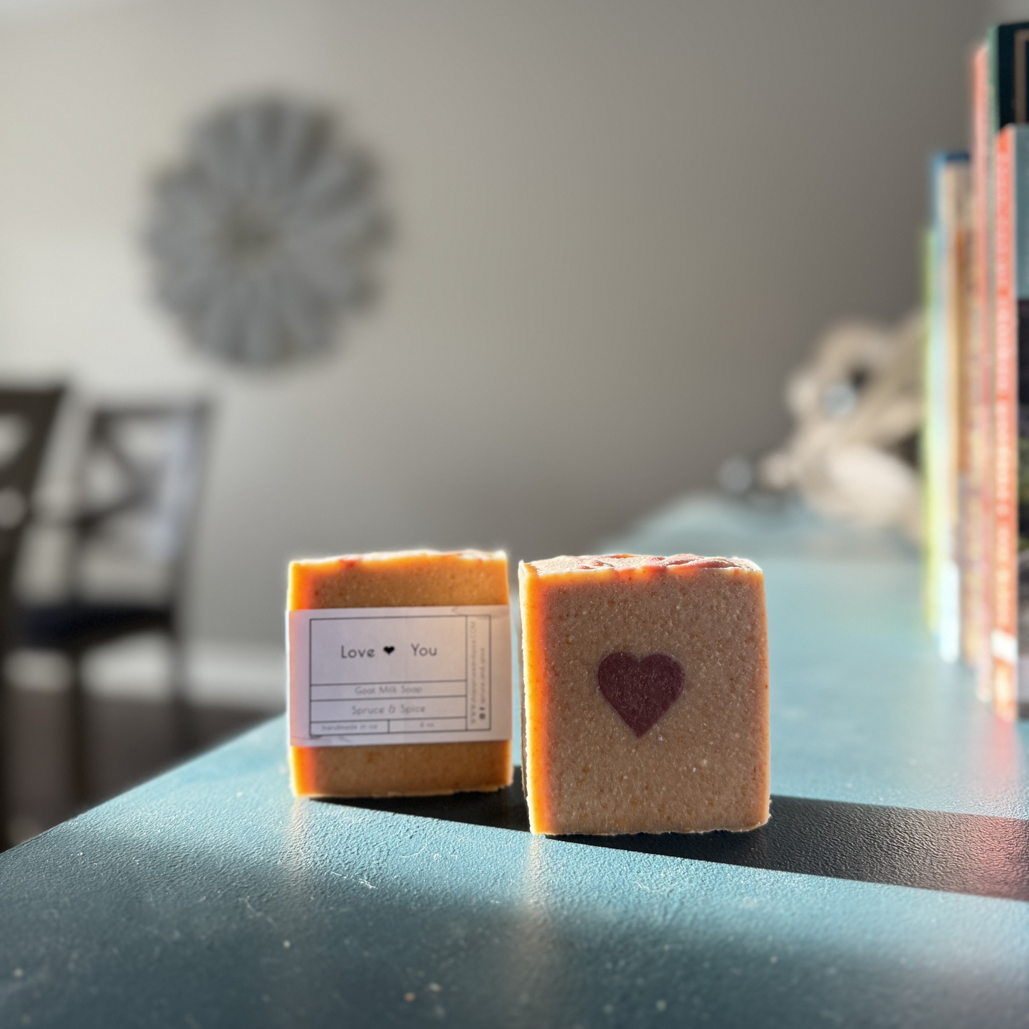 Love ❤️ You | Phthalate and Paraben Free | Endocrine Disruptor Free | Goat Milk Soap | Goat Milk Bar | Sensitive Skin | Soap Top | Artisan Soap | Handmade Soap | Bath and Body | Valentines Day | Anniversary | Birthday |