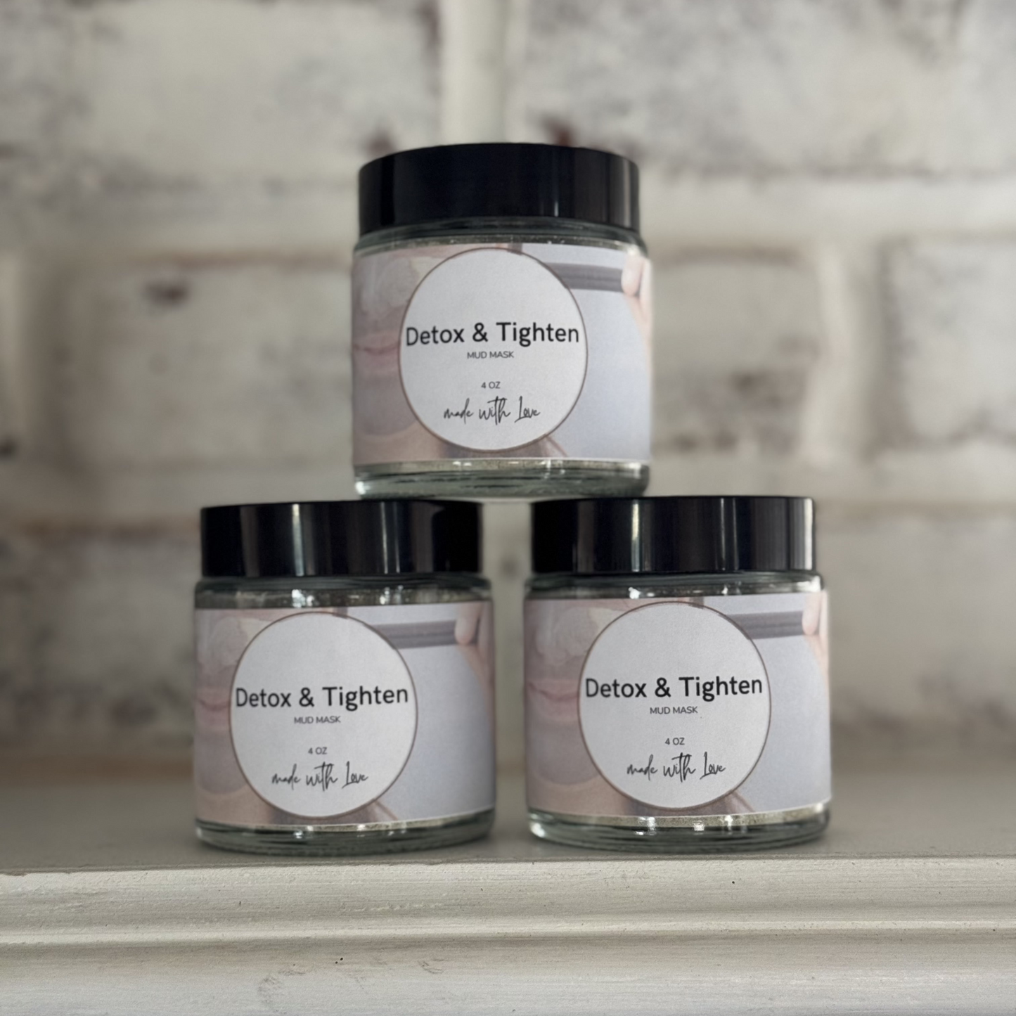 Detox and Tighten Clay Mask | Detox Mask | Clean Ingredients | Boosts Natural Glow | Tightens Skin | Revitalized Skin | Mud Mask Powder | Mud Mask