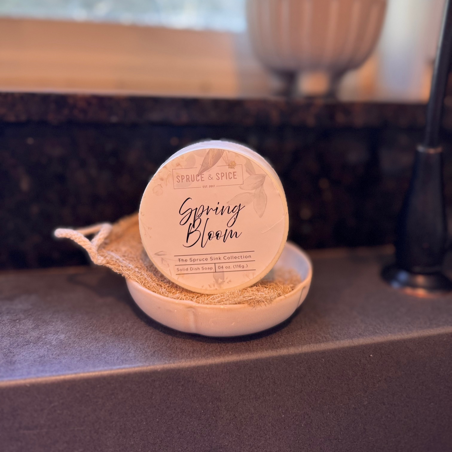 Solid Dish Soap | Solid Dish Goat Milk Soap | The Spruce Sink Collection | Kitchen Sink | Clean Dish Soap | Non toxic Cleaning |