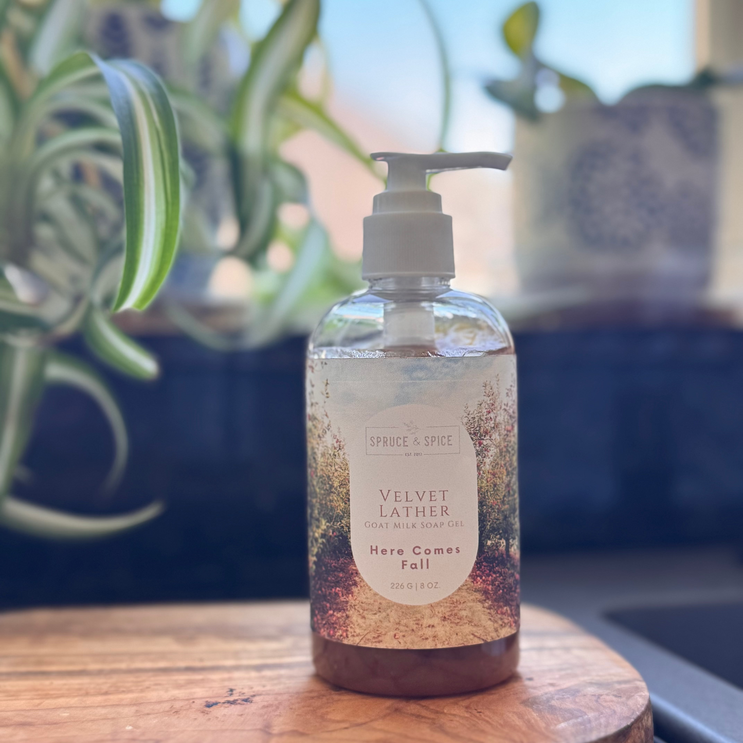 Velvet Lather Goat Milk Gel Soap | Shower Gel | Gel Soap | Gentle, Moisturizing Hand & Body Wash