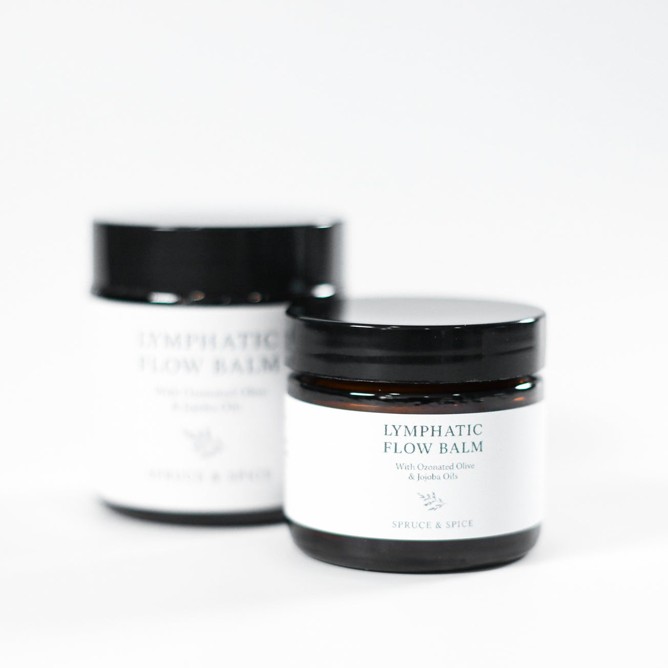 Lymphatic Flow Balm | Ozonated Flow Balm | Herbal Massage Balm for Detox Support