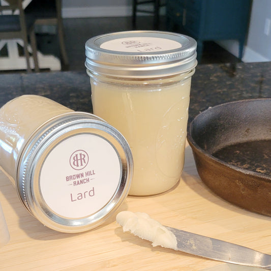 Rendered Lard | Hand Raised and Loved | Small Batch | Clean Living | Cooking and Banking Lard