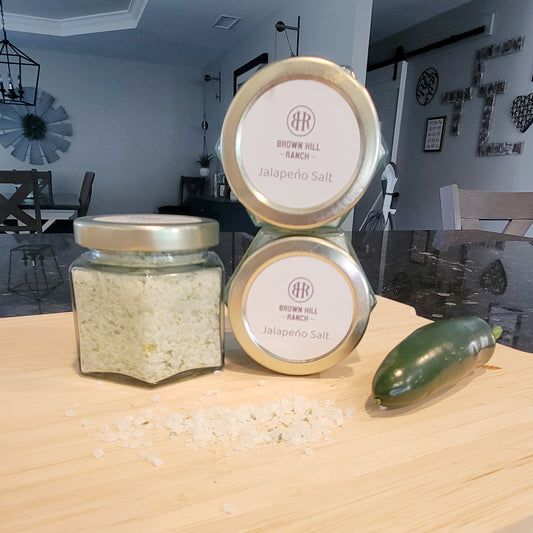 Jalapeño Salt | Seasoned Salt | Flavored Salt | Margarita Salt | Salt for Extra Flavor | Cooking Salt | Course Sea Salt | Handmade |