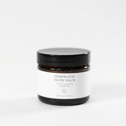 Lymphatic Flow Balm | Ozonated Flow Balm | Herbal Massage Balm for Detox Support