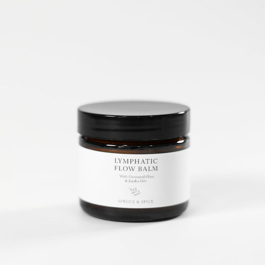 Lymphatic Flow Balm | Ozonated Flow Balm | Herbal Massage Balm for Detox Support