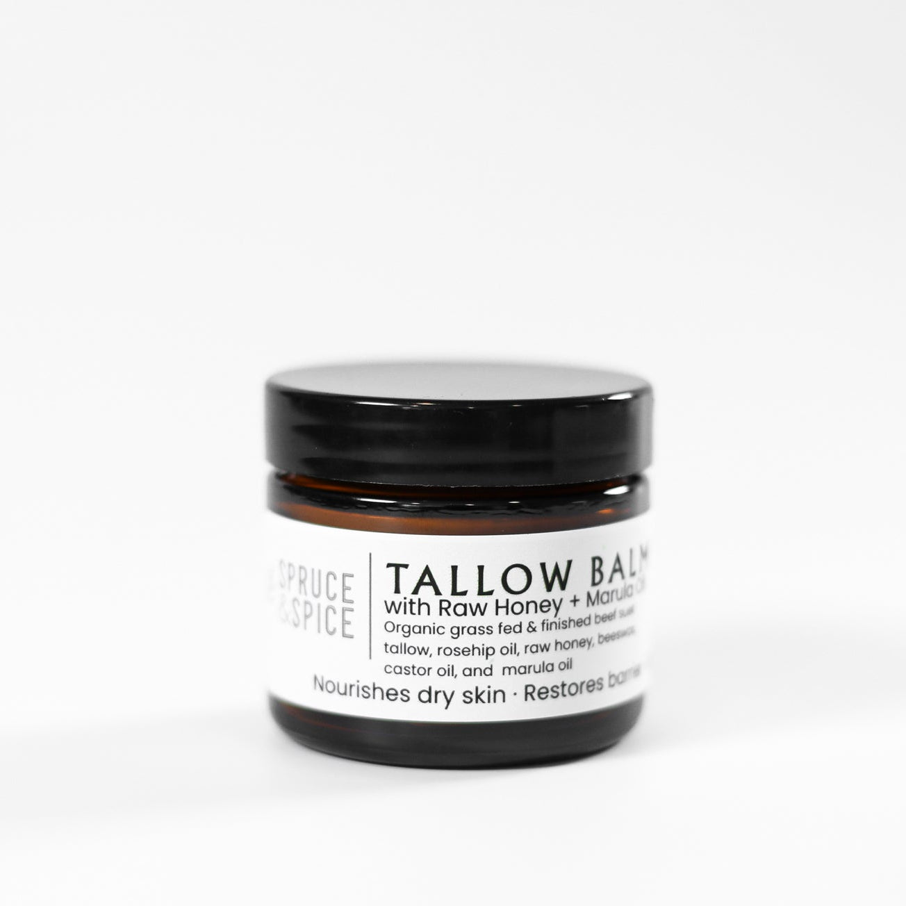 Tallow Butter  | Grass Fed and Finished Suet Tallow Balm | Tallow and Honey Balm