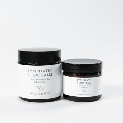 Lymphatic Flow Balm | Ozonated Flow Balm | Herbal Massage Balm for Detox Support