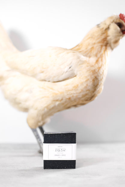 Dirty Bird Goat Milk Soap Bar | Activated Charcoal + Tea Tree