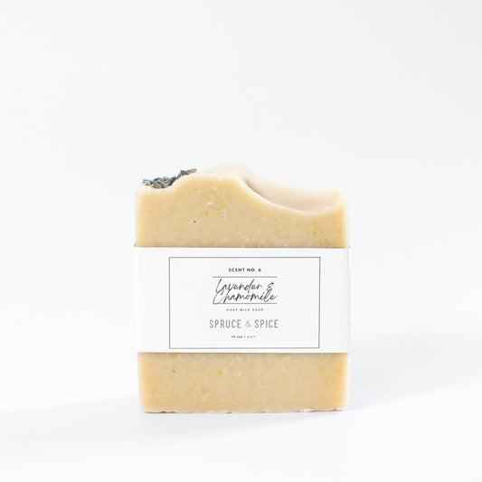 Lavender Chamomile Goat Milk Soap | Relaxation Soap | Sleepy Soap
