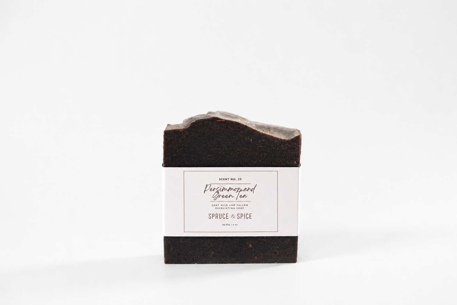 Persimmon and Green Tea Goat Milk and Tallow Deodorizing Bar | Japanese Inspired