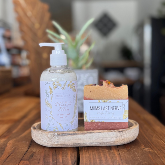 Moms Last Nerve | Phthalate and Paraben Free | Endocrine Disruptor Free | Goat Milk Soap | Goat Milk Bar | Sensitive Skin | Soap Top |  Artisan Soap | Handmade Soap |  Bath and Body |