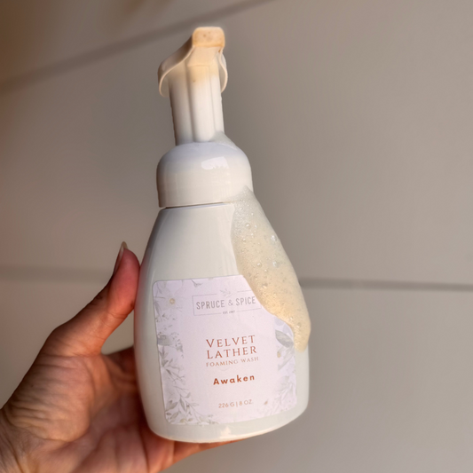 Velvet Lather Foaming Wash | Goat Milk Foaming Soap | Velvet Lather Foaming Goat Milk Soap – Gentle, Nourishing Cleanser for Sensitive Skin