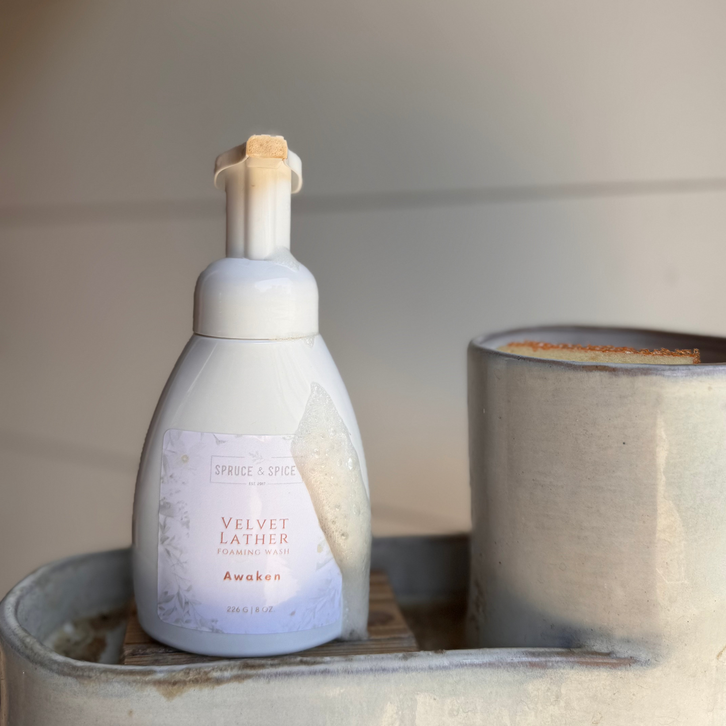 Velvet Lather Foaming Wash | Goat Milk Foaming Soap | Velvet Lather Foaming Goat Milk Soap – Gentle, Nourishing Cleanser for Sensitive Skin
