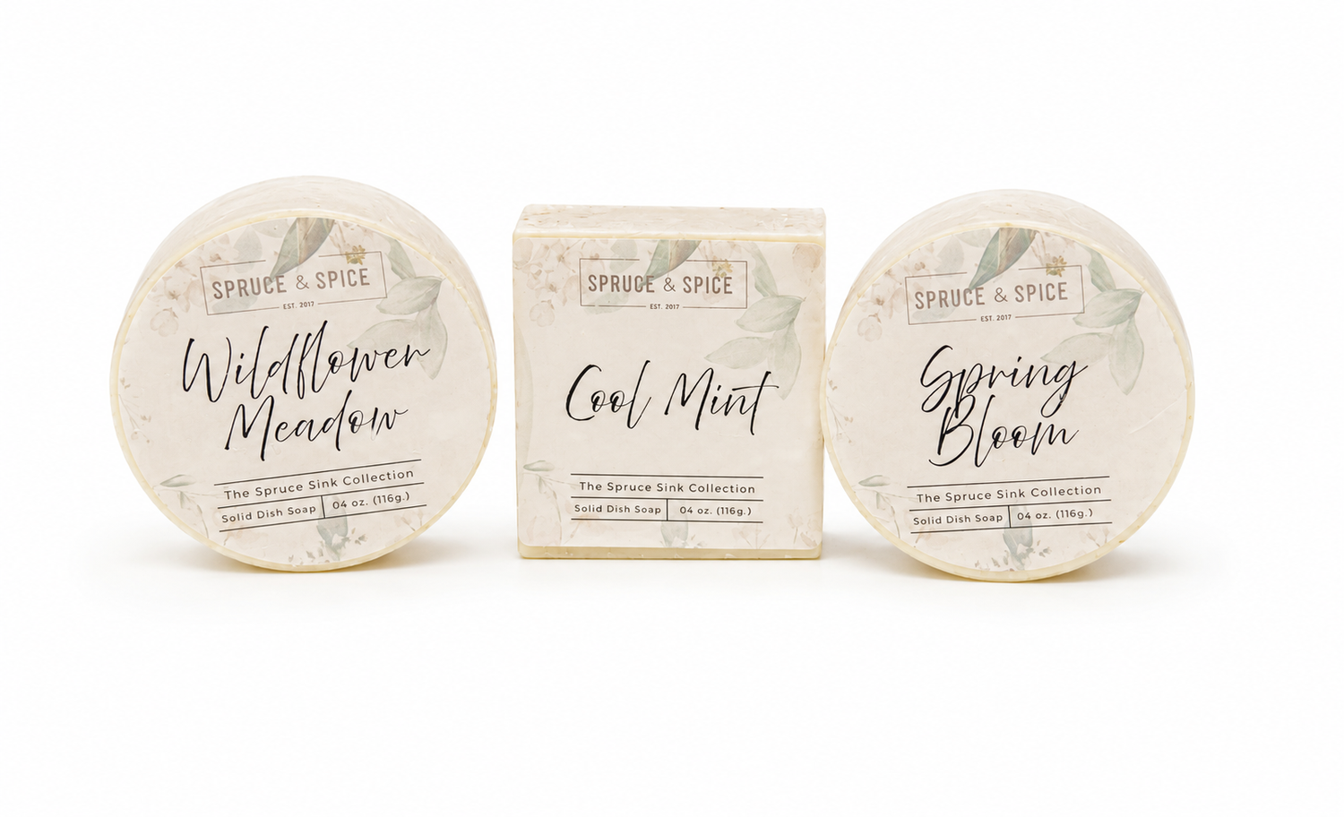 Solid Dish Soap | Solid Dish Goat Milk Soap | The Spruce Sink Collection | Kitchen Sink | Clean Dish Soap | Non toxic Cleaning |