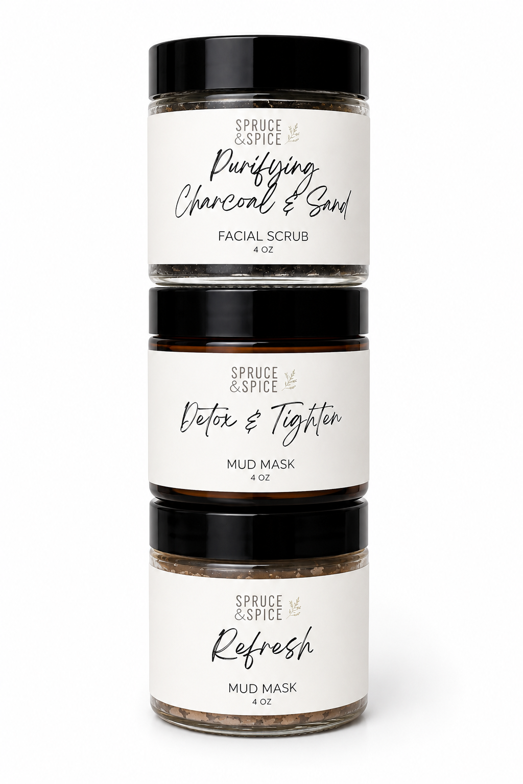 Purifying Charcoal &amp; Sand Facial Scrub | Activated Charcoal Scrub | Detoxifying Scrub |