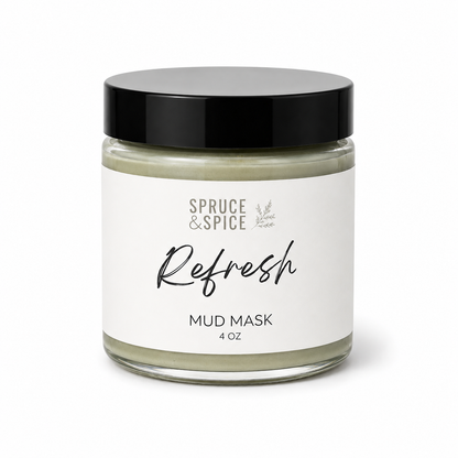 Refresh Mud Mask | Dead Sea Mud | French Pink Clay Powder